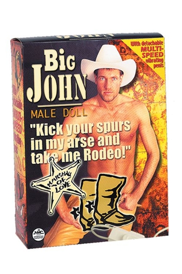 Надувная секс-кукла Big John с виброфаллосом - фото, цены