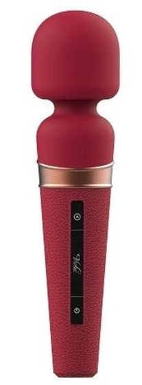 Бордовый жезловый вибростимулятор Titan - 21 см. - фото, цены