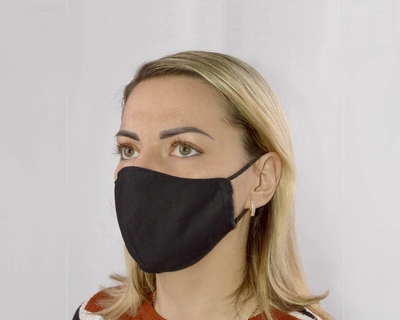 Черная женская гигиеническая маска - фото, цены