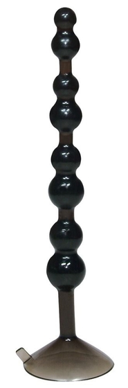 Черный анальный стимулятор Love Throb 7 - 17,8 см. - фото, цены