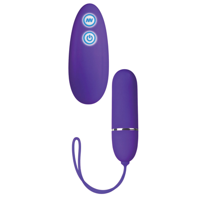 Фиолетовая вибропуля Posh 7-Function Lovers Remotes - фото, цены