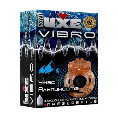 Эрекционное виброкольцо Luxe Vibro Ужас Альпиниста - фото, цены