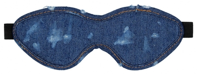 Синяя джинсовая маска на глаза Roughend Denim Style - фото, цены
