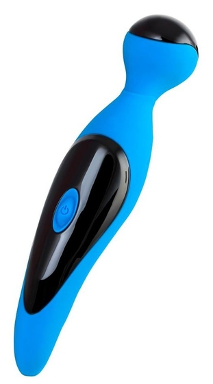 Голубой вибростимулятор Cosmy - 18,3 см. - фото, цены