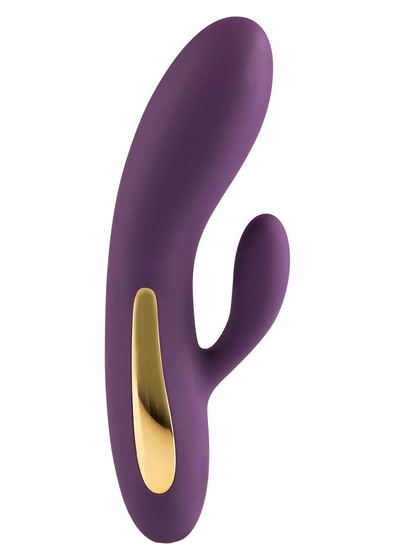 Фиолетовый вибратор-кролик Splendor Rabbit - 17 см. - фото, цены