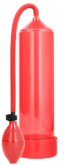 Красная ручная вакуумная помпа для мужчин Classic Penis Pump - фото, цены