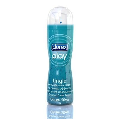 Интимная гель-смазка Durex Play Tingle с эффектом “морозного покалывания - 50 мл. - фото, цены