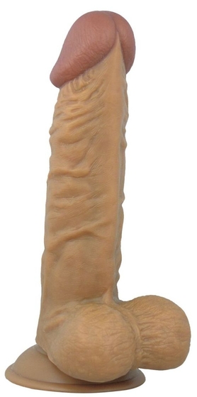 Реалистичный коричневый фаллоимитатор Sturdy Man - 16,5 см. - фото, цены