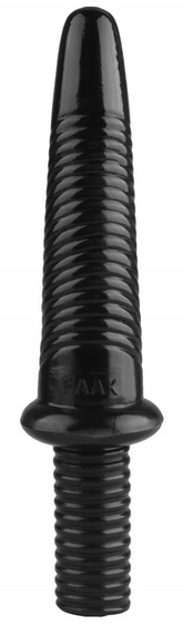 Черный анальный реалистичный стимулятор - 31 см. - фото, цены