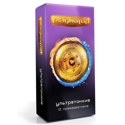 Презервативы Гладиатор Ультратонкие - 12 шт. - фото, цены
