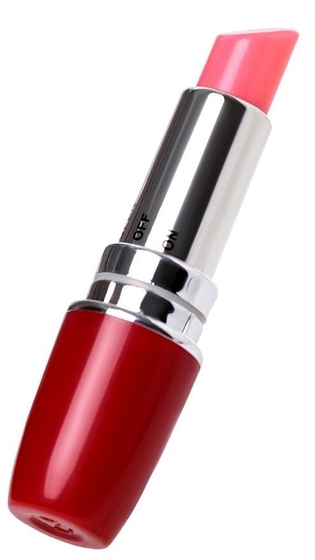 Красный мини-вибратор в форме губной помады Lipstick Vibe - фото, цены