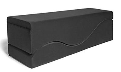 Черная вельветовая подушка для любви Liberator Retail Equus Wave - фото, цены