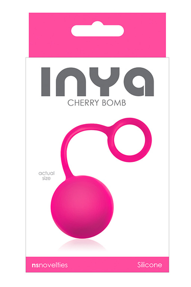 Розовый вагинальный шарик Inya Cherry Bomb Pink - фото, цены