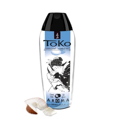 Интимный гель Toko Cononut Water с ароматом кокоса - 165 мл. - фото, цены