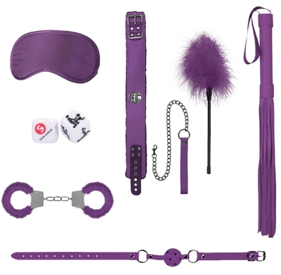 Фиолетовый игровой набор Introductory Bondage Kit №6 - фото, цены
