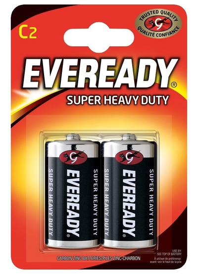 Батарейки Eveready Super R14 с 1,5v - 2 шт. - фото, цены