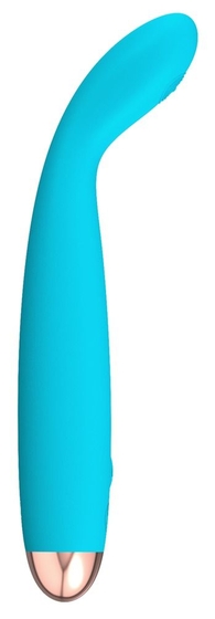 Голубой вибратор Cuties 2.0 - 18,7 см. - фото, цены