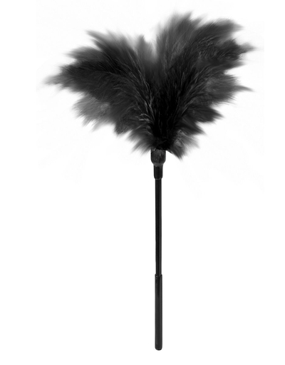 Пластиковая метелочка с чёрными пёрышками Small Feather Tickler - 32 см. - фото, цены