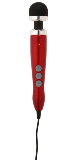 Красный вибратор Doxy Number 3 - 28 см. - фото, цены