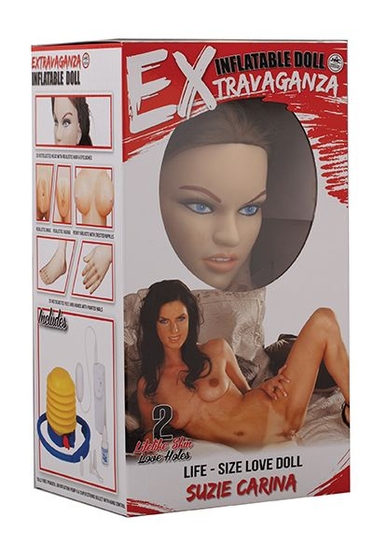 Надувная кукла с реалистичным личиком Extravaganza Suzie Carina - фото, цены