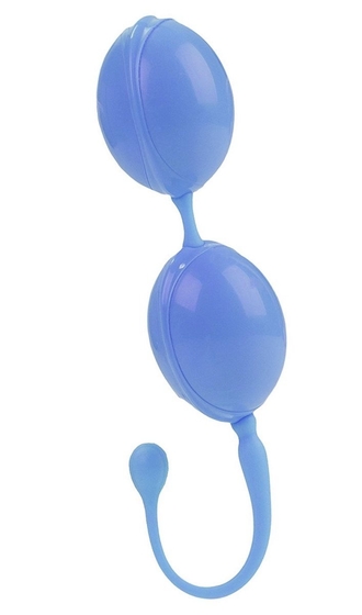Голубые вагинальные шарики LAmour Premium Weighted Pleasure System - фото, цены