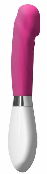 Розовый вибратор Asopus - 21 см. - фото, цены