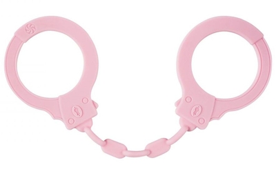 Розовые силиконовые наручники Suppression - фото, цены