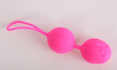 Фигурные розовые шарики Бутон цветка - фото, цены
