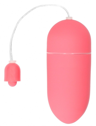 Розовое гладкое виброяйцо Vibrating Egg - 8 см. - фото, цены