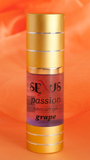 Увлажняющая гель-смазка с ароматом винограда Passion Grape - фото, цены