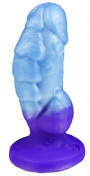 Голубой фаллоимитатор Мартин small - 21,5 см. - фото, цены