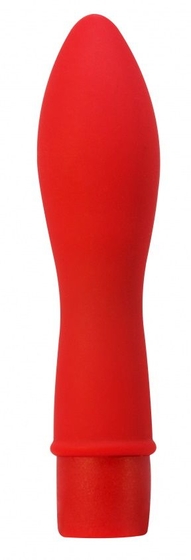 Красный вибратор Cloud Nine - 13,5 см. - фото, цены