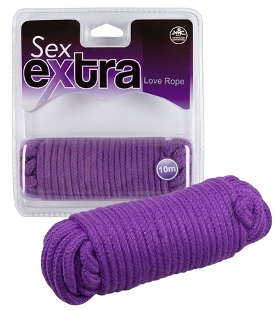 Фиолетовая верёвка для связывания - 10 м. - фото, цены