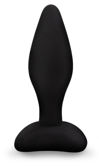 Черная анальная втулка - 9,5 см. - фото, цены
