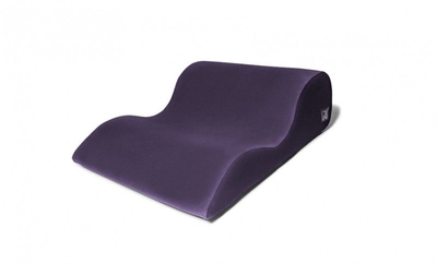 Фиолетовая большая подушка для любви Liberator Hipster с чехлом из вельвета - фото, цены