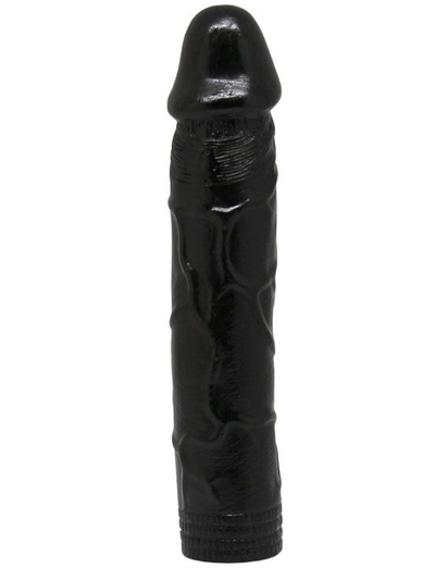 Черный гнущийся фаллоимитатор - 18 см. - фото, цены