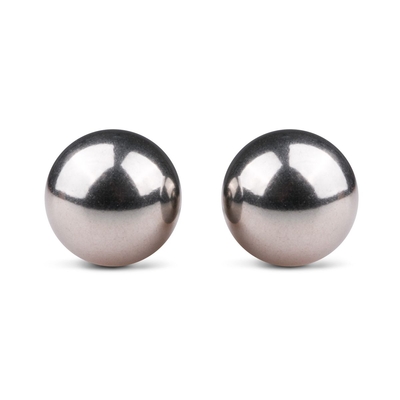 Серебристые вагинальные шарики Ben Wa Balls - фото, цены