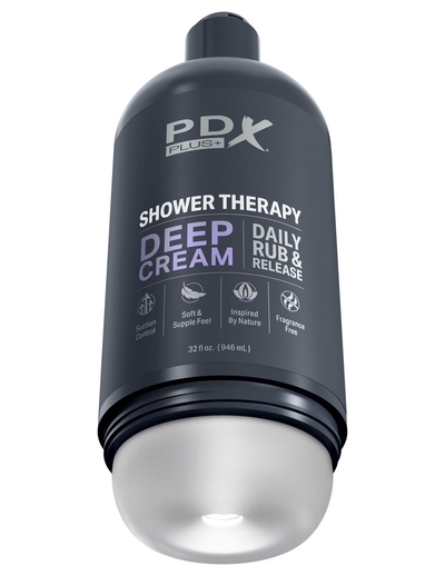 Мастурбатор в бутылке Shower Therapy Deep Cream - фото, цены