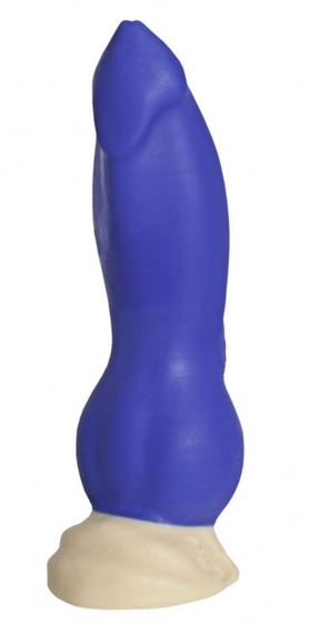 Синий фаллоимитатор Номус Mini - 17 см. - фото, цены