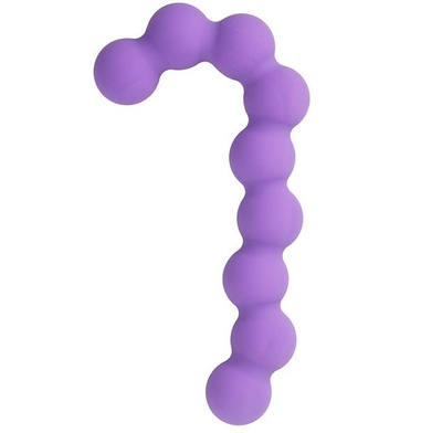 Фиолетовая анальная цепочка See You Candy Cane Anal Beads - 13,1 см. - фото, цены