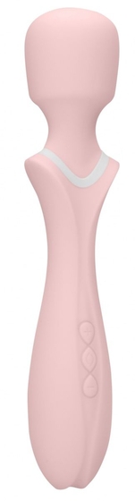 Розовый вибромассажер-жезл Jiggle - фото, цены