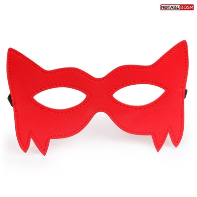 Стильная красная маска на глаза - фото, цены