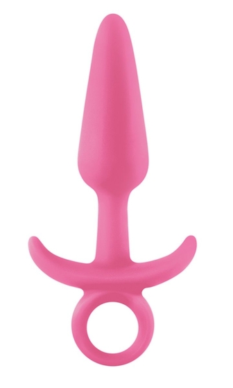 Розовая анальная пробка Firefly Prince Small - 10,9 см. - фото, цены