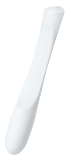 Белый гибкий водонепроницаемый вибратор Sirens Venus - 22 см. - фото, цены
