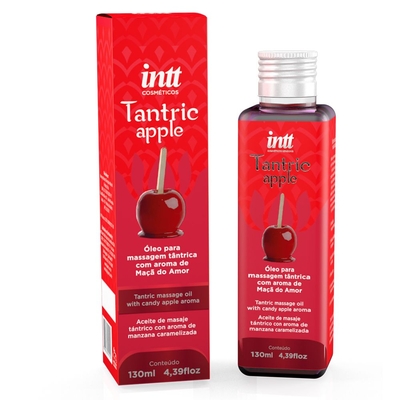 Массажное масло Tantric Apple с ароматом яблока - 130 мл. - фото, цены
