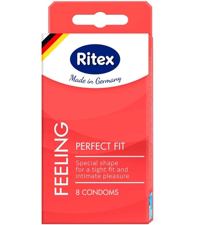 Презервативы анатомической формы с накопителем Ritex Perfect Fit - 8 шт. - фото, цены