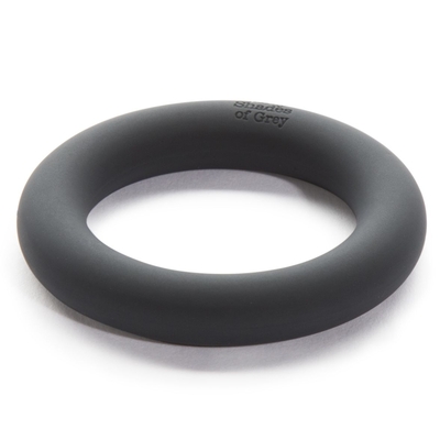 Тёмно-серое кольцо для пениса A Perfect O - фото, цены