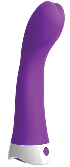 Фиолетовый вибромассажер Wall Banger G - 19,3 см. - фото, цены