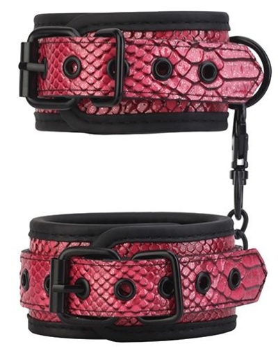 Розово-черные наручники Hand Cuffs - фото, цены
