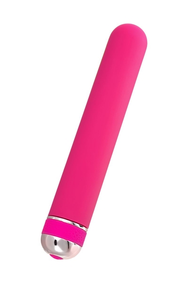 Розовый нереалистичный вибратор Mastick - 18 см. - фото, цены